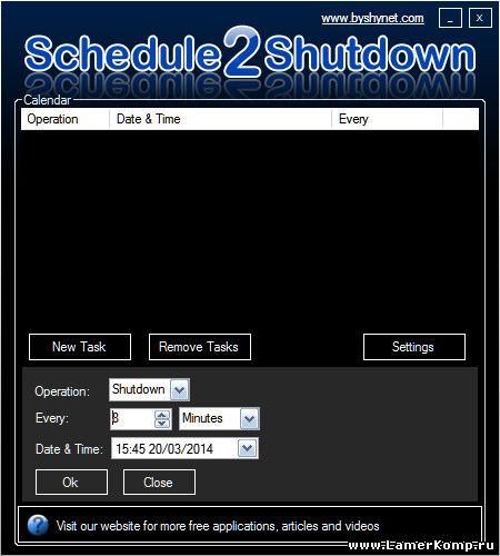 Schedule Shutdown