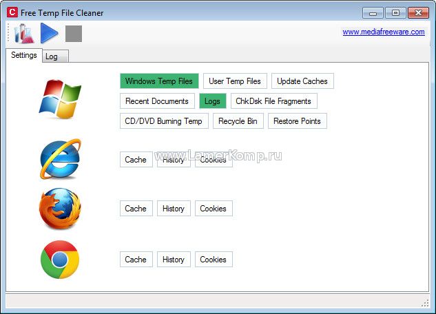Free Temp File Cleaner