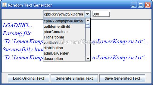 Random Text Generator