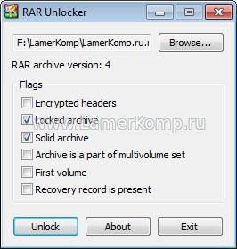 RAR Unlocker