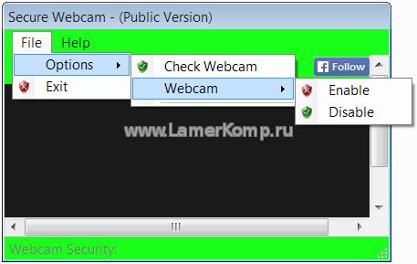 Secure Webcam