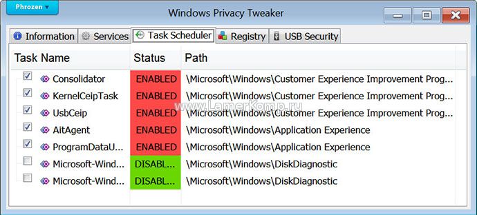 Windows Privacy Tweaker