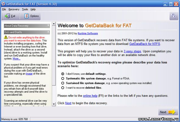 GetDataBack for FAT